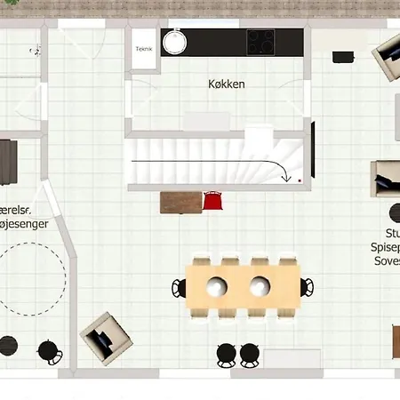 Blokhus-hune/hus 148m², 12-pers. M/privat Gardhave * Blokhus