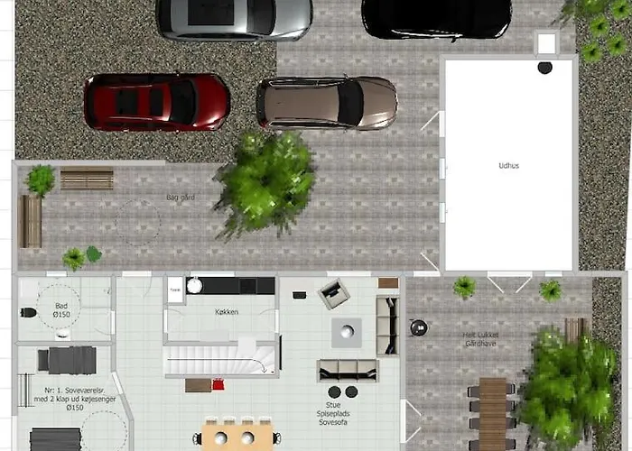 Ferienhaus By Hus Blokhus-hune Til 10 Pers Privat Gardhave *